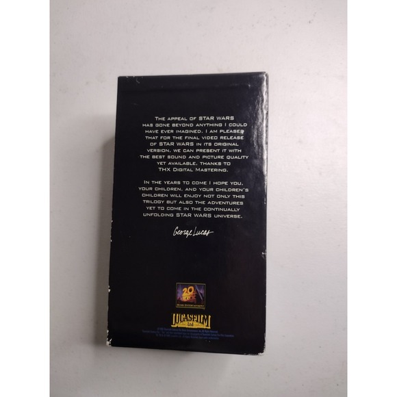 Star Wars Trilogy Box Set (VHS,‎ 1995) - Picture 4 of 8